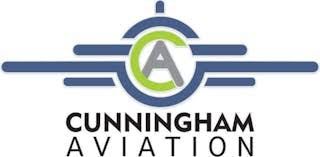 A logo of cunningham aviation