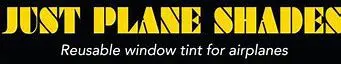 A black and yellow logo for a window tinting company.